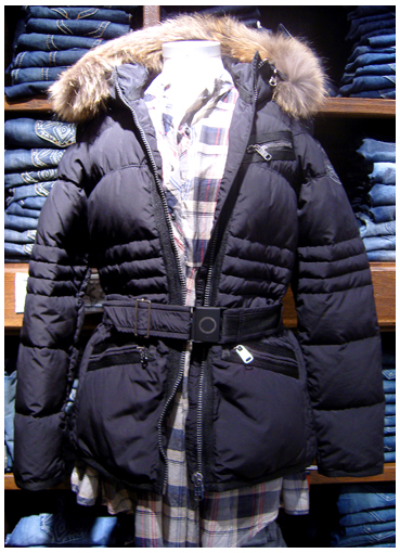 NAPAPIJI Winterjacke mit Fellkragen