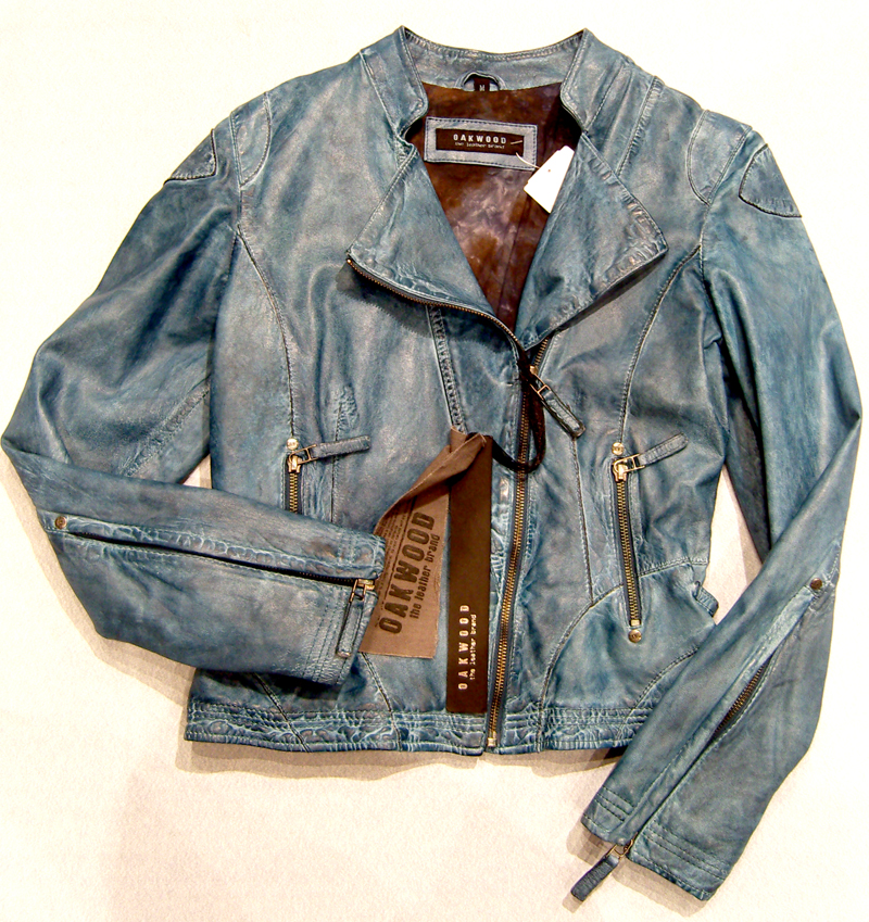 oakwood-lederjacke-blau Oakwood Lederjacke Biker Style