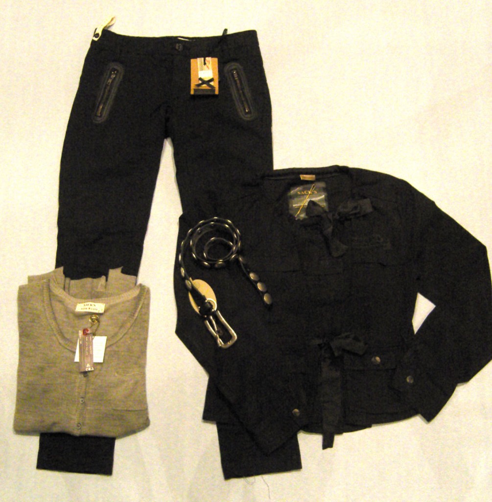 pearls_womenswear_sacks_hose Sacks Hose, Sacks Seidencargojacke, Sacks Pullover