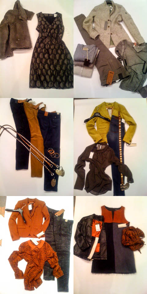 Chinos von Drykorn, Jackets von Drykorn, Gürtel B-Belt, Blusen von Sophie, Wollkleider von Drykorn, Felljacke von Oakwood