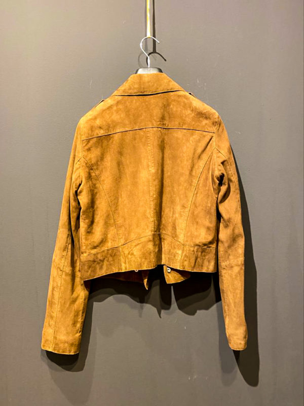 Oakwood Wildlederjacke für Damen in Cognac braun aus Ziegenleder