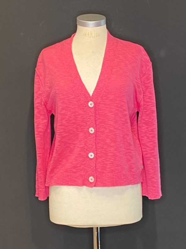 Grace Damen Cardigan Pink mit kleinen Stern auf dem Rücken